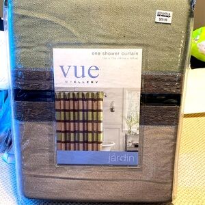Vue shower curtain
